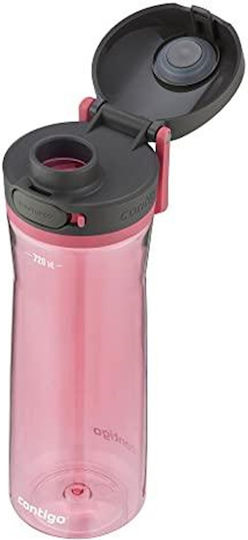 Contigo Kinder Trinkflasche Kunststoff mit Aufklappbarem Verschluss Auslaufsicher 720ml (Verschiedene Designs/Farben)