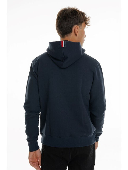 Martini hoodie with hood blue COLOR Blue