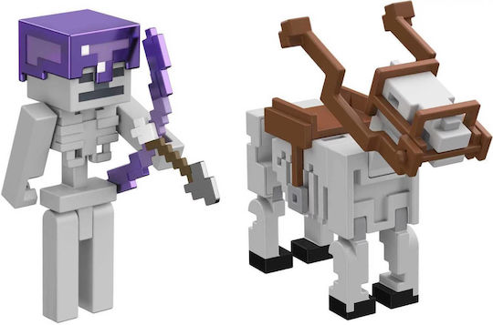 Action Figure Skeleton And Trap Horse Minecraft for 6+ Years