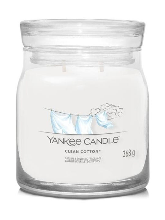 Yankee Candle Duftkerze mit Duft Baumwolle 368gr 1Stück