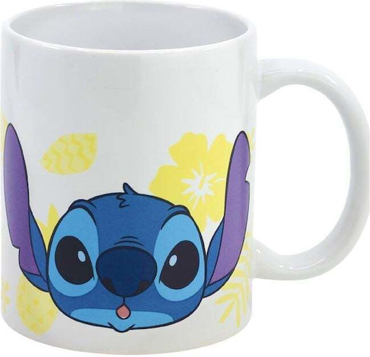 Stor Becher Keramik Weiß 325ml