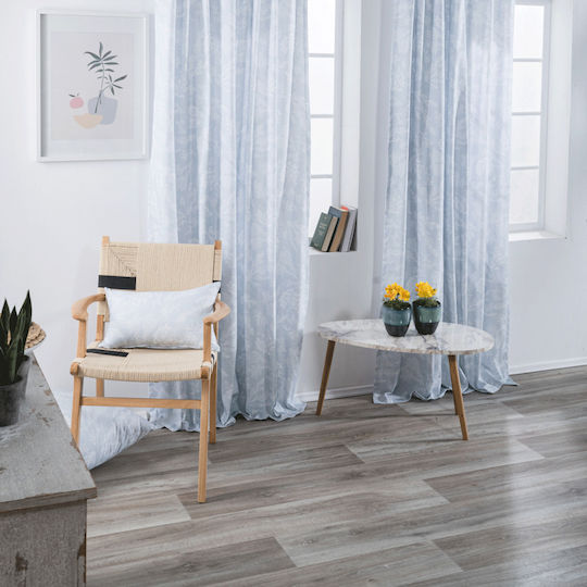 Teoran Cayo Mit Bleistiftfalten Blau 140x275cm Teoran Cayo Mit Bleistiftfalten Blau 140x275cm