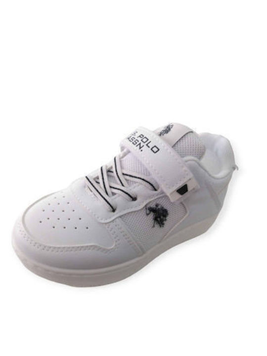 U.S. Polo Assn. Παιδικά Sneakers Λευκά