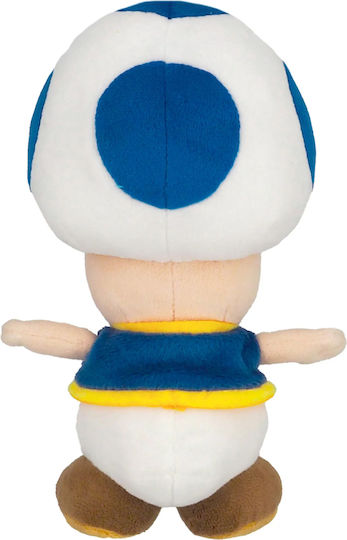 Super Mario Plüsch Super Mario Blue Toad 20 cm