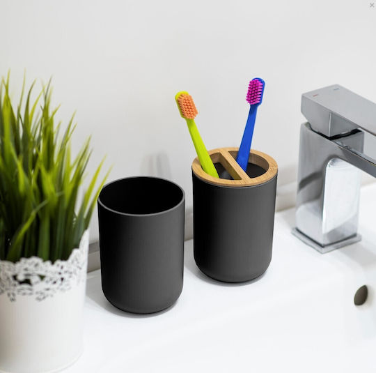 Teesa Teesa Badezimmerzubehör-Set Kunststoff Schwarz