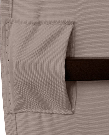 Outsunny Gazebo Cover for Kiosk Beige 3x3m