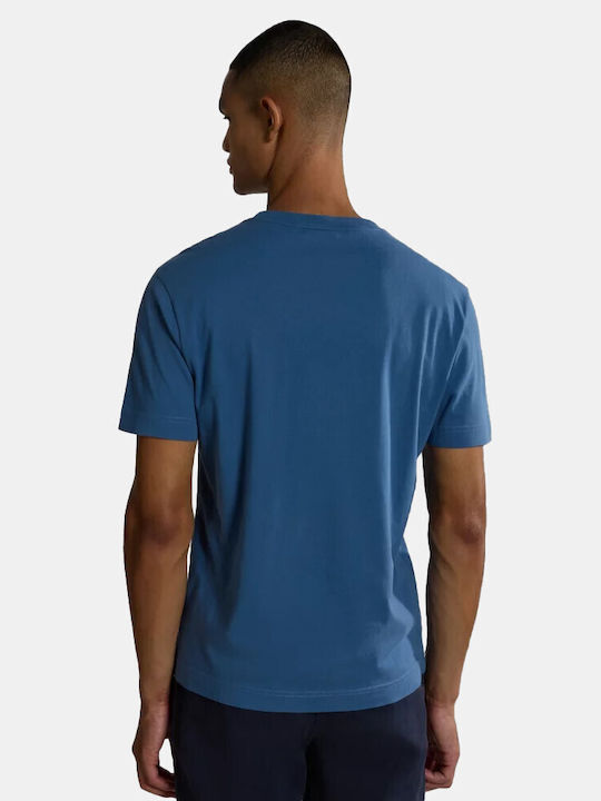 Napapijri Ayas Men's T-shirt Ensign Blue