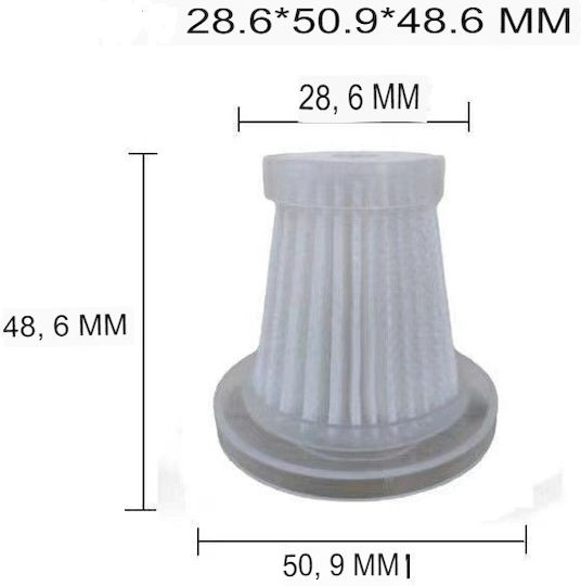 Aspirator De Mână Și Suflantă Pentru Mașini 2 În 1 Cu Cablu De Brichetă 12V 120W Alb