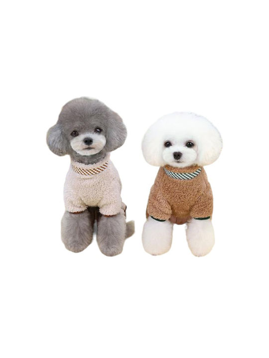 Full Body Clothing For Dogs In Beige Colour Small Medium Large