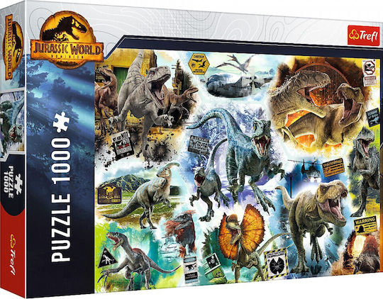 Jurassic World Following the Dinosaurs Puzzle 2D 1000 Piese 10727