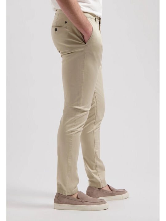 Trousers Chino in Slim Fit Beige
