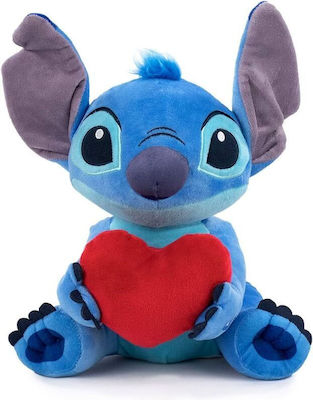 Disney Λούτρινο Disney με Ήχο Stitch Heart 30 εκ.