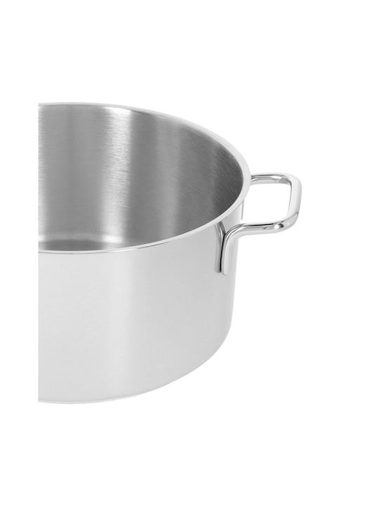 Demeyere Tiefer Edelstahl-Topf 5.2Es / 24cm