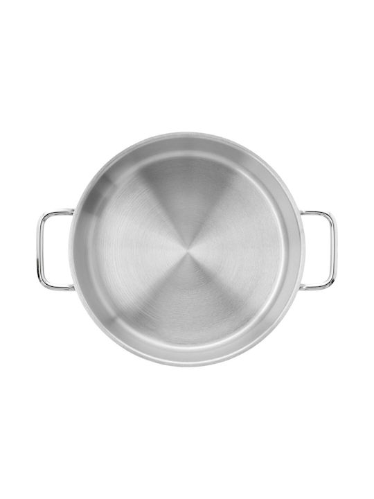 Demeyere Tiefer Edelstahl-Topf 5.2Es / 24cm