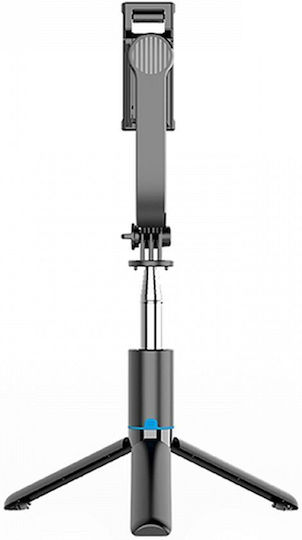 Wiwu Selfie Stick με Τηλεχειριστήριο / Bluetooth Μαύρο 601563
