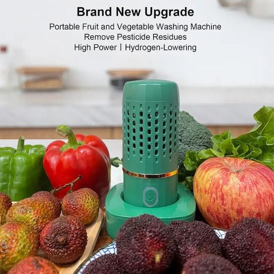 Purificator portabil profesional Purificator portabil de tip capsulă verde Tip de sterilizare automată Sterilizare dezinfecție Purificator de curățare a alimentelor Fructe legume carne Carne Rezistent la apă Wirel Charging