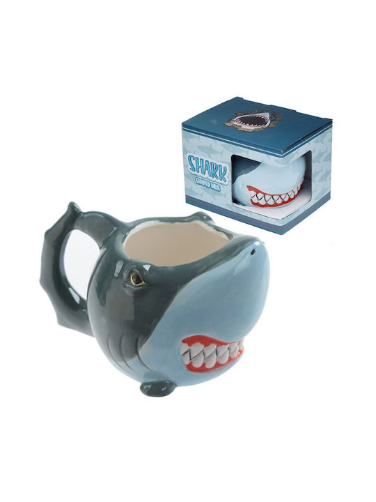 Puckator Becher Keramik Blau 400ml
