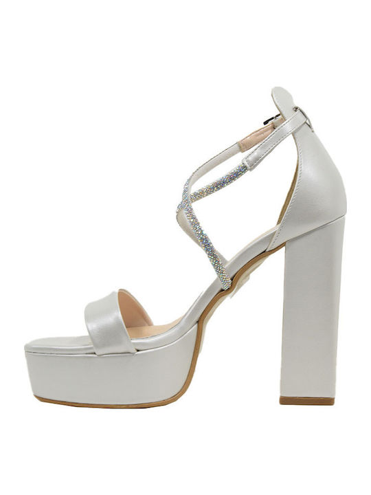 Sandalen Weiß