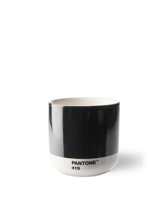 Pantone Lifestyle Κούπα από Πορσελάνη Μαύρη 190ml