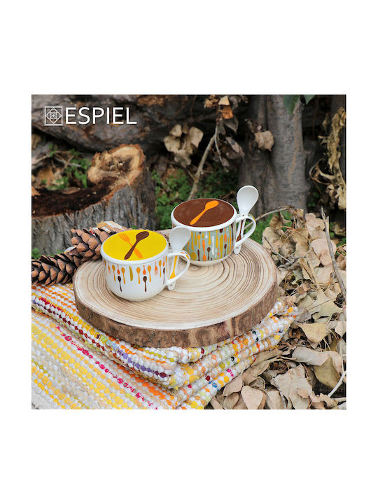 Espiel Cană din Porțelan Multicoloră