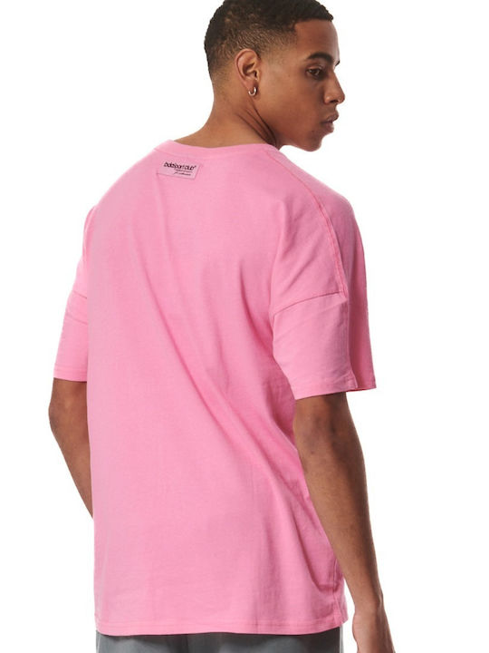 Body Action T-shirt Bărbătesc cu Mânecă Scurtă Pink