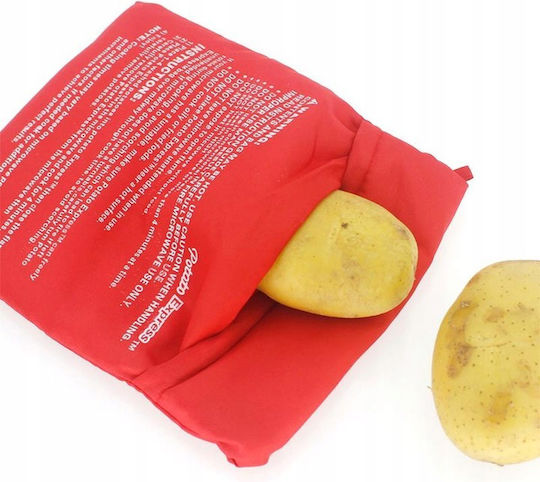 Zola Magic Bag Microwaving Potatoes Reusable Red 26x19 Cm