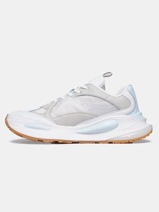 Tommy Hilfiger Fashion Adidași Bleached Stone / Shimmering Blue