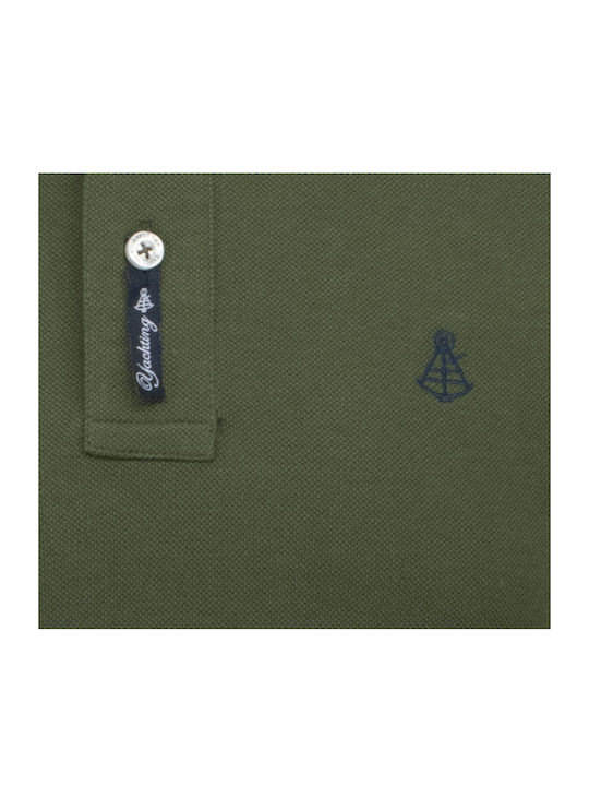 Men's Short Sleeve Blouse Polo Khaki