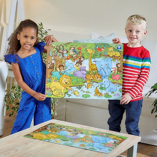Παιδικό Puzzle Ποιος Είναι στη Ζούγκλα; για 3+ Ετών 25pcs Orchard