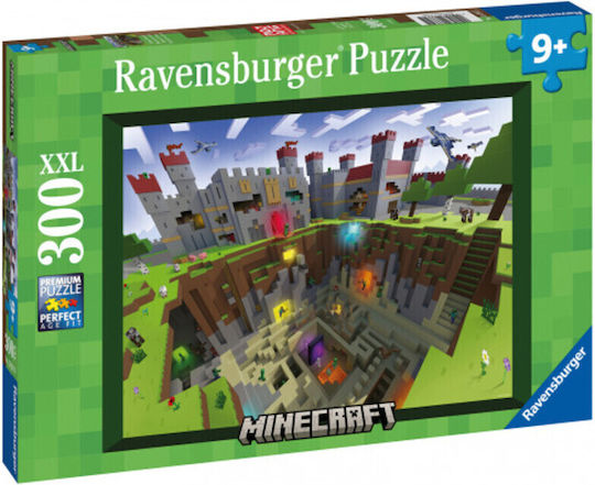 Детски Пъзел Minecraft Cutaway за 9+ Години 300бр Ravensburger