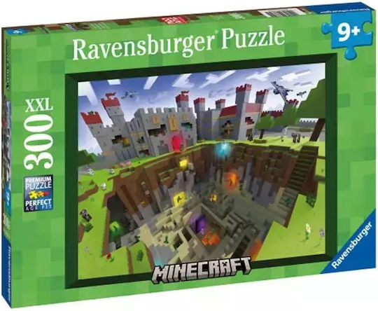 Детски Пъзел Minecraft Cutaway за 9+ Години 300бр Ravensburger