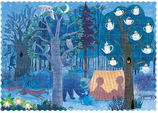 Παιδικό Puzzle Day, Night in the Forest για 6+ Ετών 100pcs Londji
