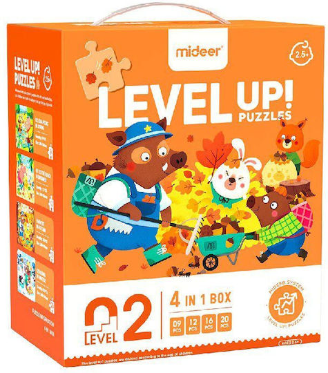 Παιδικό Puzzle Seasons για 3+ Ετών 20pcs MiDeer