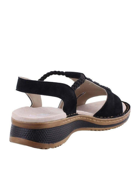 Sandale Casual Damă Negru