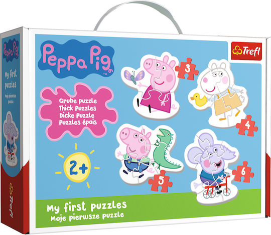 Детски Пъзел Peppa Pig: Lovely Peppa за 2++ Години 6бр Trefl