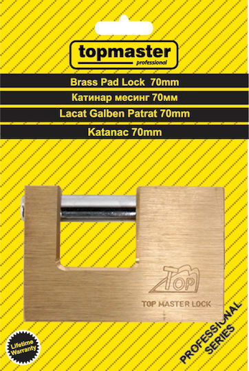 Topmaster Cătușă Monoblock din Alamă cu Cheie 70mm