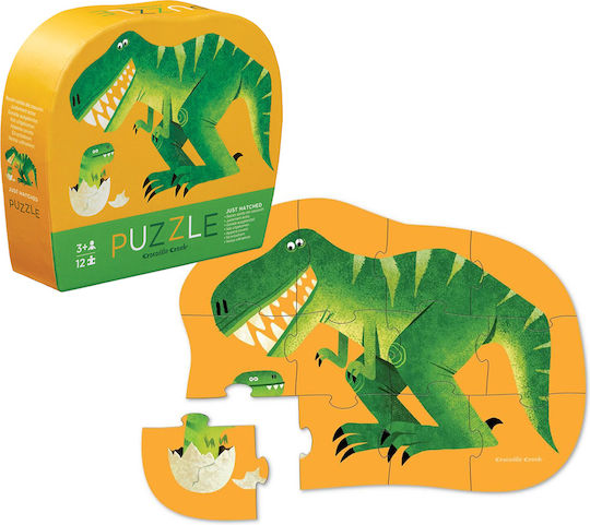 Παιδικό Puzzle Dino & Baby για 3+ Ετών 12pcs Crocodile Creek