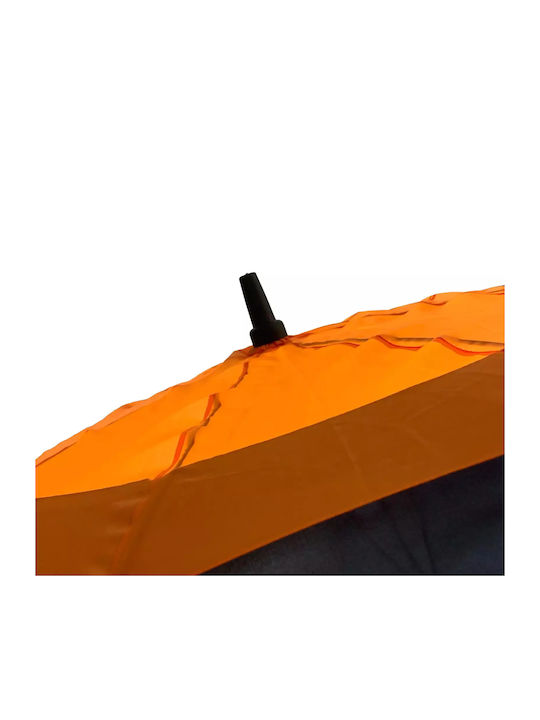 J & E Regenschirm Kompakt Schwarz