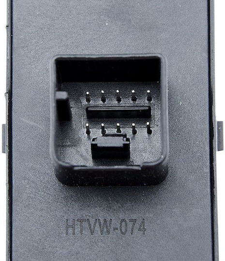 Prasco Car Window Switch for Volkswagen Touareg / Touran Black