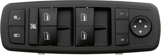 NTY Διακόπτης Παραθύρων Αυτοκινήτου για Dodge Grand Caravan Μαύρο