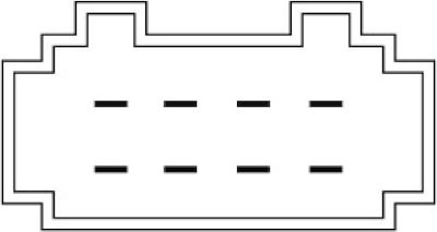 Mcar Auto Fenster Schalter für Volkswagen Golf / Einkaufswagen / Polo / Sharan / Vento 8pin