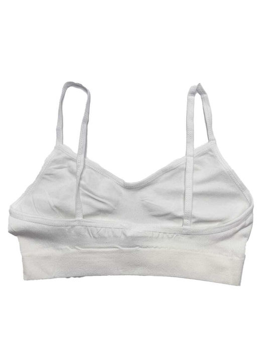 Women's Bra without Padding White