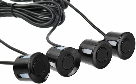 Geko Sistem de Parcare Auto cu Buzzer și 4 Senzori 50mm în Culoare Negru