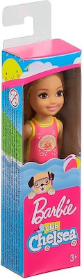 Barbie Păpușă Chelsea Blondă cu costum de baie Mermaid Swimsuit pentru 3++ Ani 14cm.