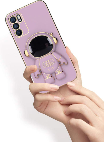 Back Cover Σιλικόνης Μωβ (Oppo Reno6)