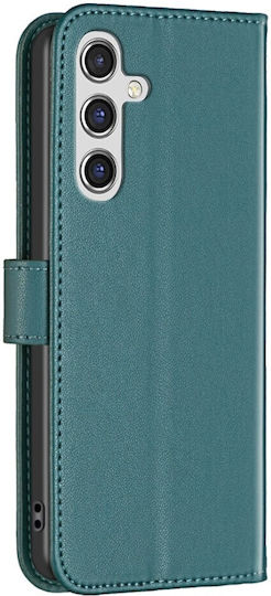 Binfen Wallet Case Δερματίνης Πράσινο (Galaxy A35)