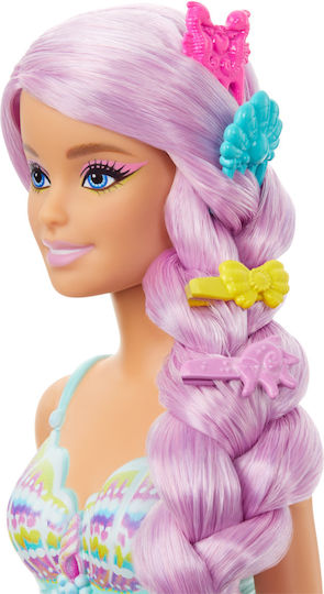 Barbie Mermaid Doll Touch of Magic Mermaid Long Hair for 3+ years+ Years 17cm