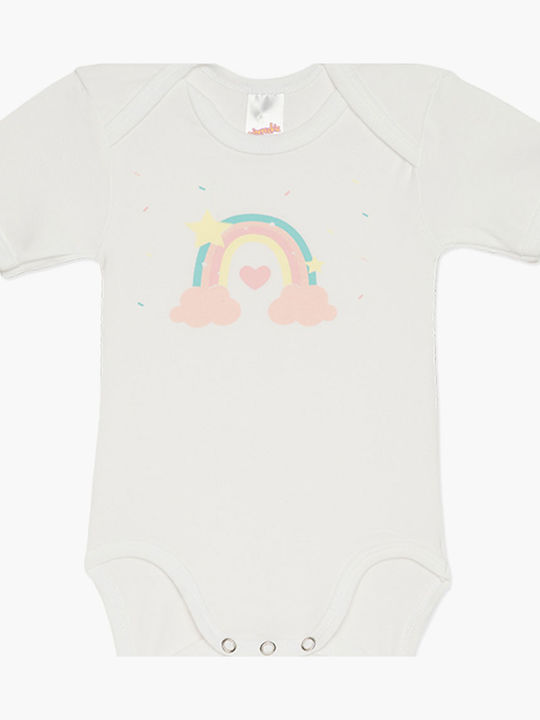 Minerva Unicorn Short-Sleeved White-pink 4pcs