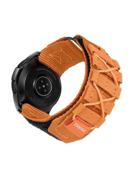 Erbord World Найлонов колан 22mm Orange