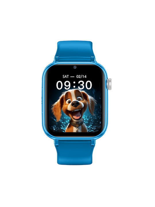 MaxCom Kids Digital Watch with Rubber/Plastic Strap Blue